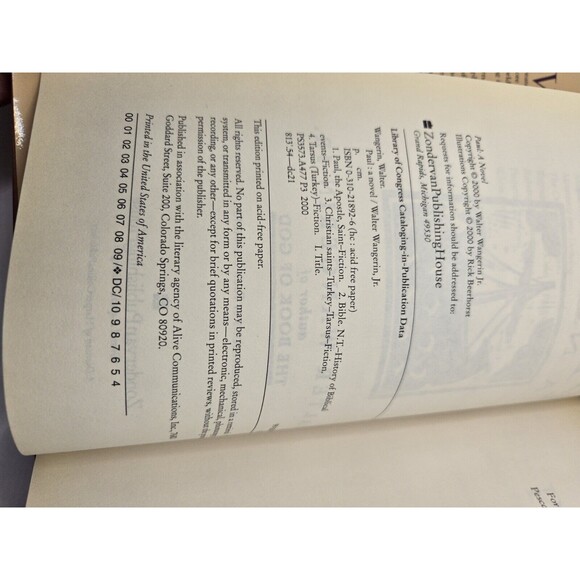 Paul: A Novel by Walter Wangerin Jr. , hardcover - Picture 9 of 12